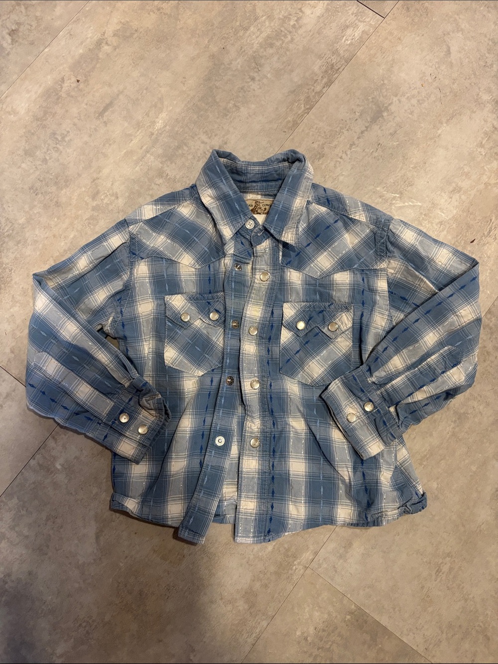 Boys pearl snap